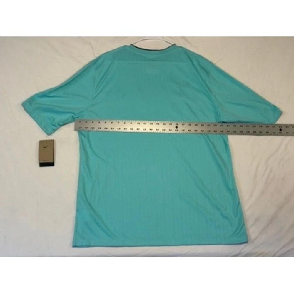 Nike Mens Dri-FIT Soccer Referee Jersey Teal Blue DH8024-354 XXL New